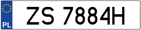Truck License Plate
